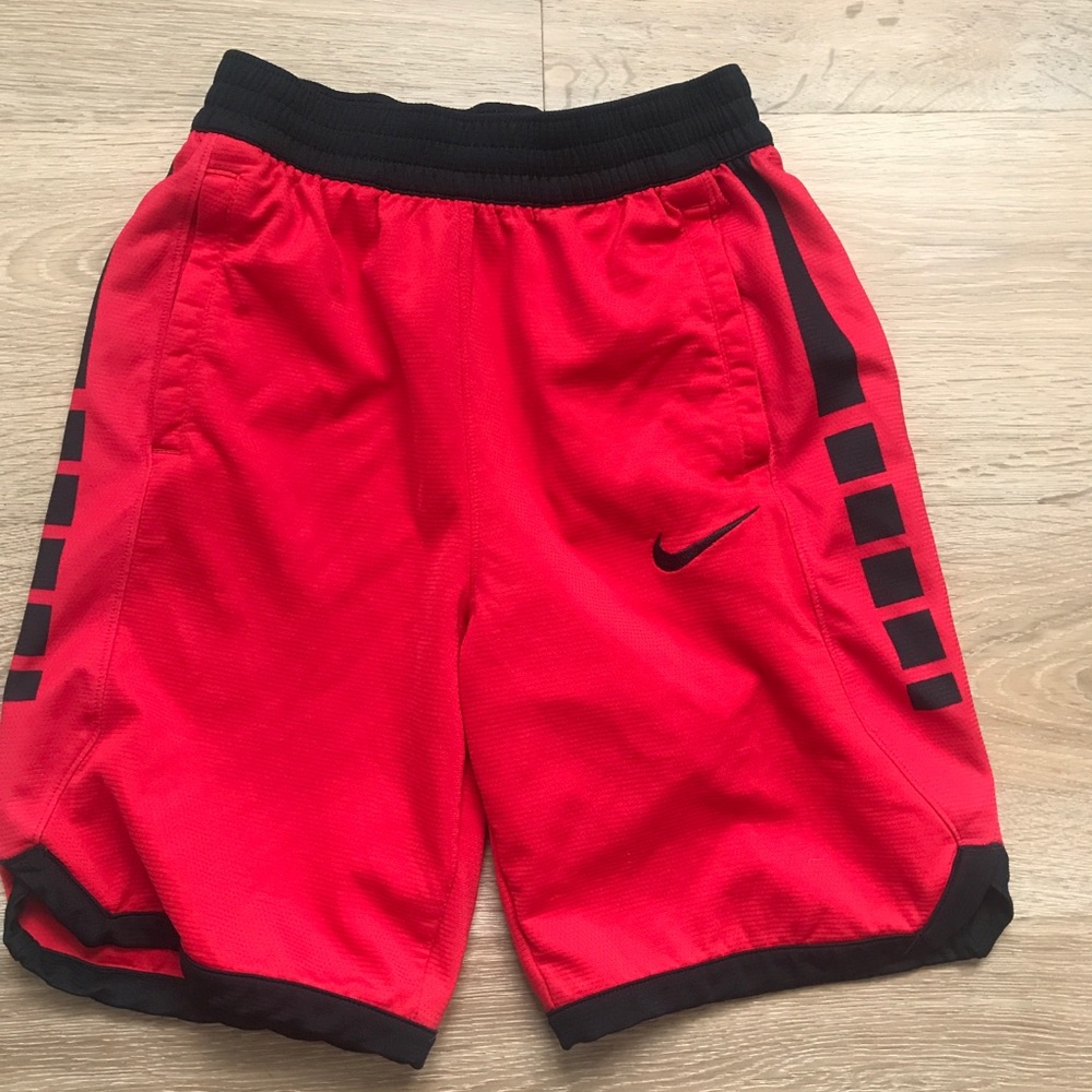 Nike red shorts